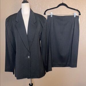 Vintage Perry Ellis Skirt Set